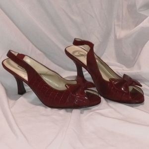 Karen Scott  heels red